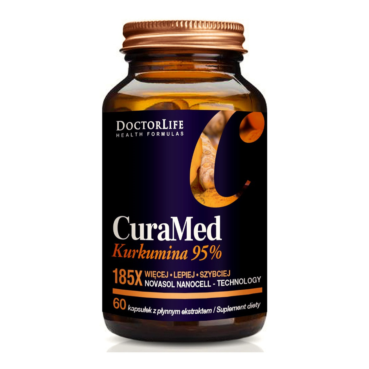 Doctor Life CuraMed NanoCell kurkumina micelizowana suplement diety 60 Kapsułek 720mg
