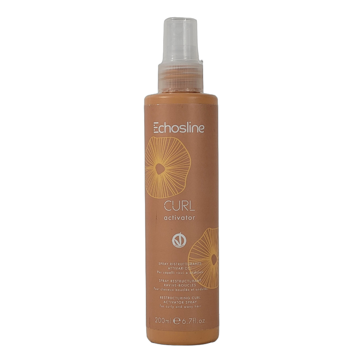 Echosline Curl Aktywator skrętu do włosów kręconych i falowanych w sprayu 200ml