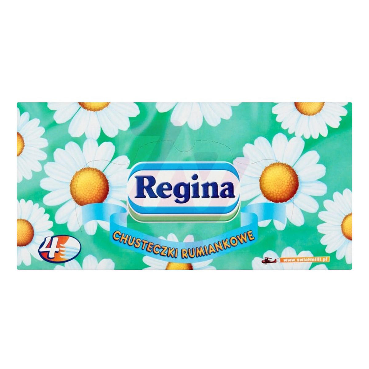 Regina Chusteczki Higieniczne Rumiankowe w pudełku 96 sztuk