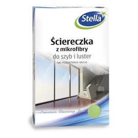Ściereczka z mikrofibry do szyb i luster - nie pozostawia smug 1szt