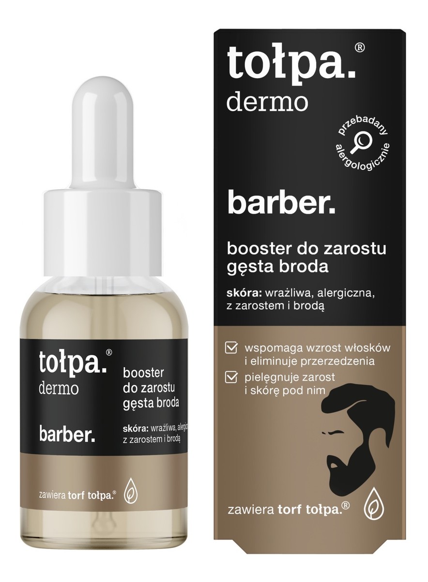 Dermo barber booster do zarostu gęsta broda