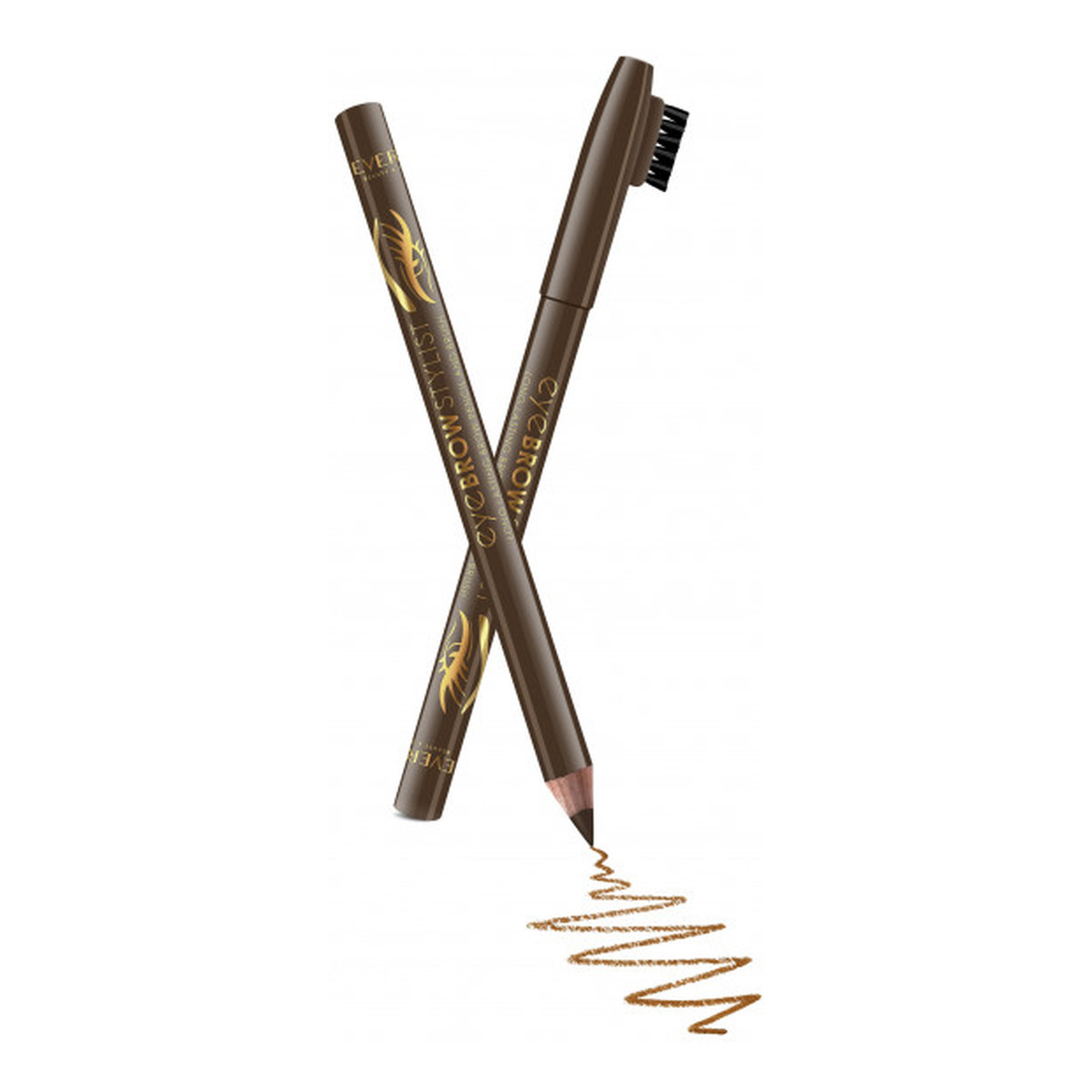Revers EYE BROW STYLIST Kredka drewniana ze szczoteczką do brwi