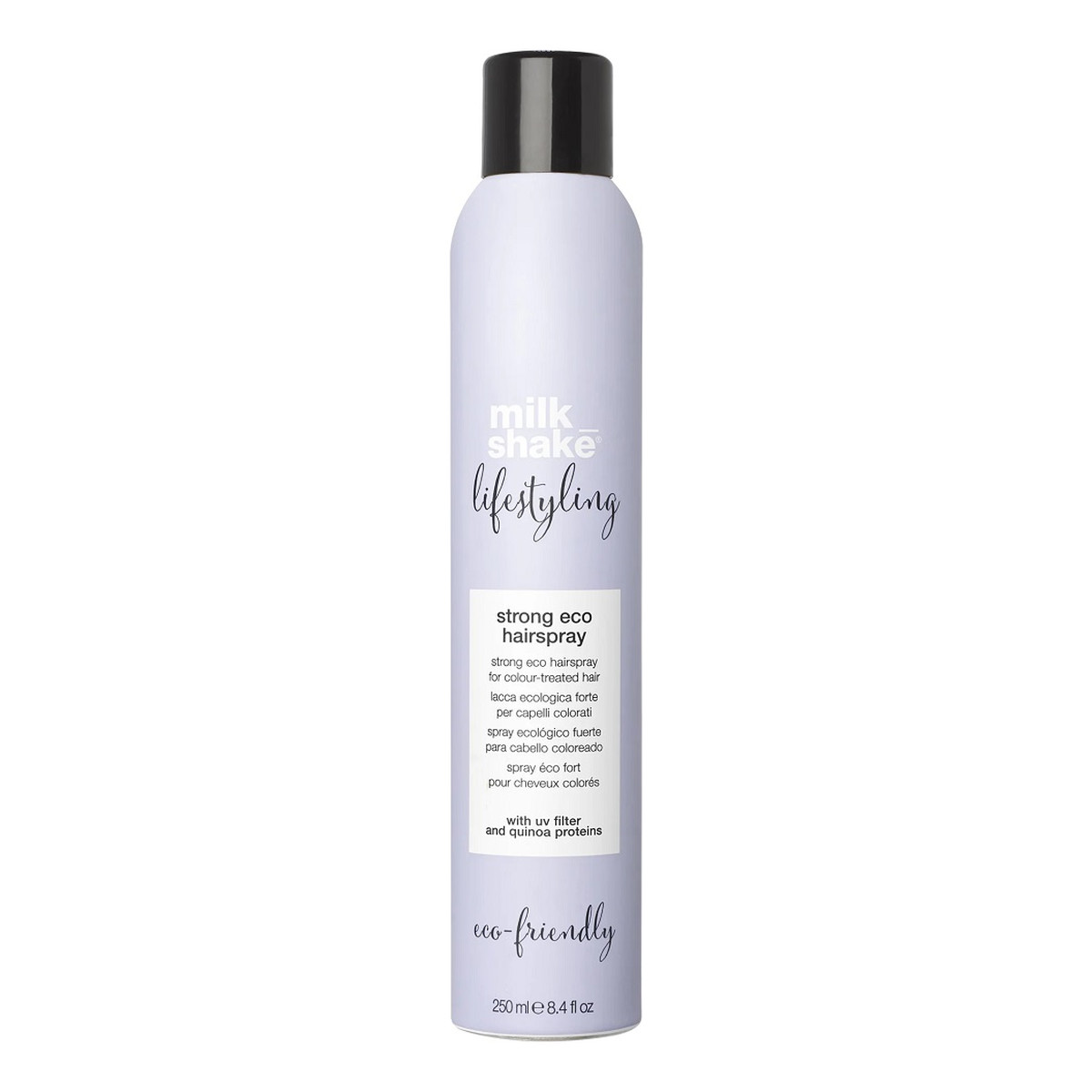 Milk Shake Lifestyling strong eco hairspray silnie utrwalający lakier do włosów farbowanych 250ml