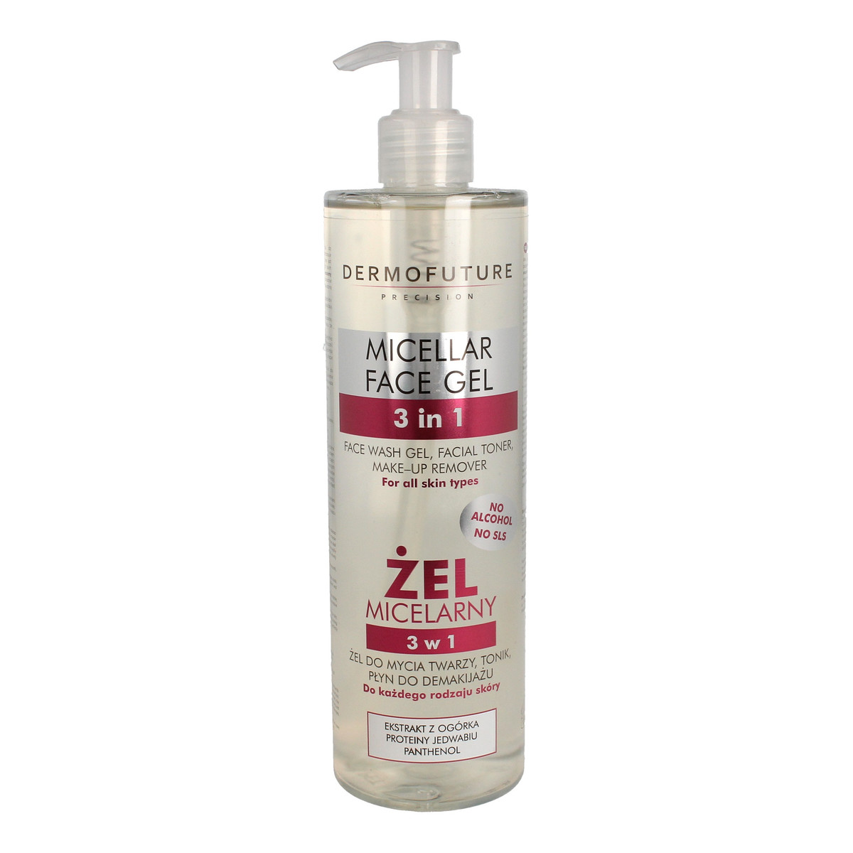 DermoFuture Precision Żel micelarny 3w1 do demakijażu 400ml