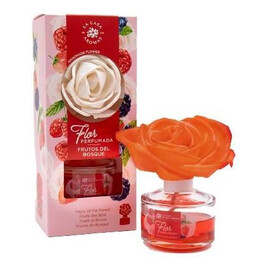 Flor perfumada dyfuzor zapachowy w formie kwiata czerwone owoce