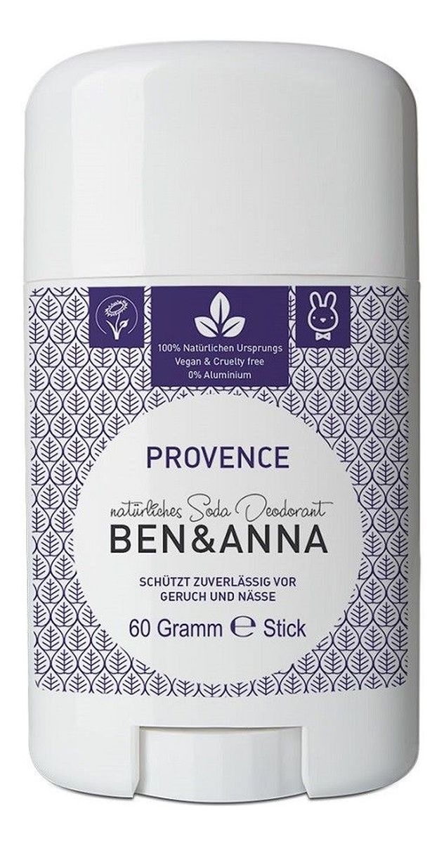 naturalny dezodorant na bazie sody sztyft plastikowy Provence
