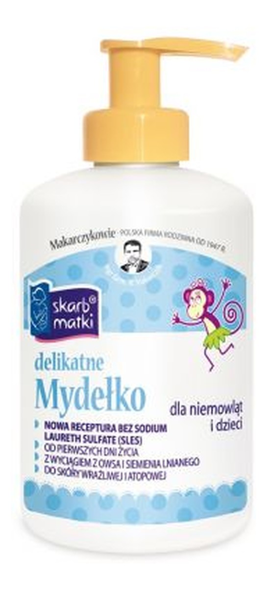 Delikatne Mydełko w Płynie Dla Dzieci i Niemowląt