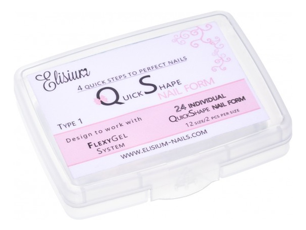 Mini Formy do Przedłużania typ 1 24szt