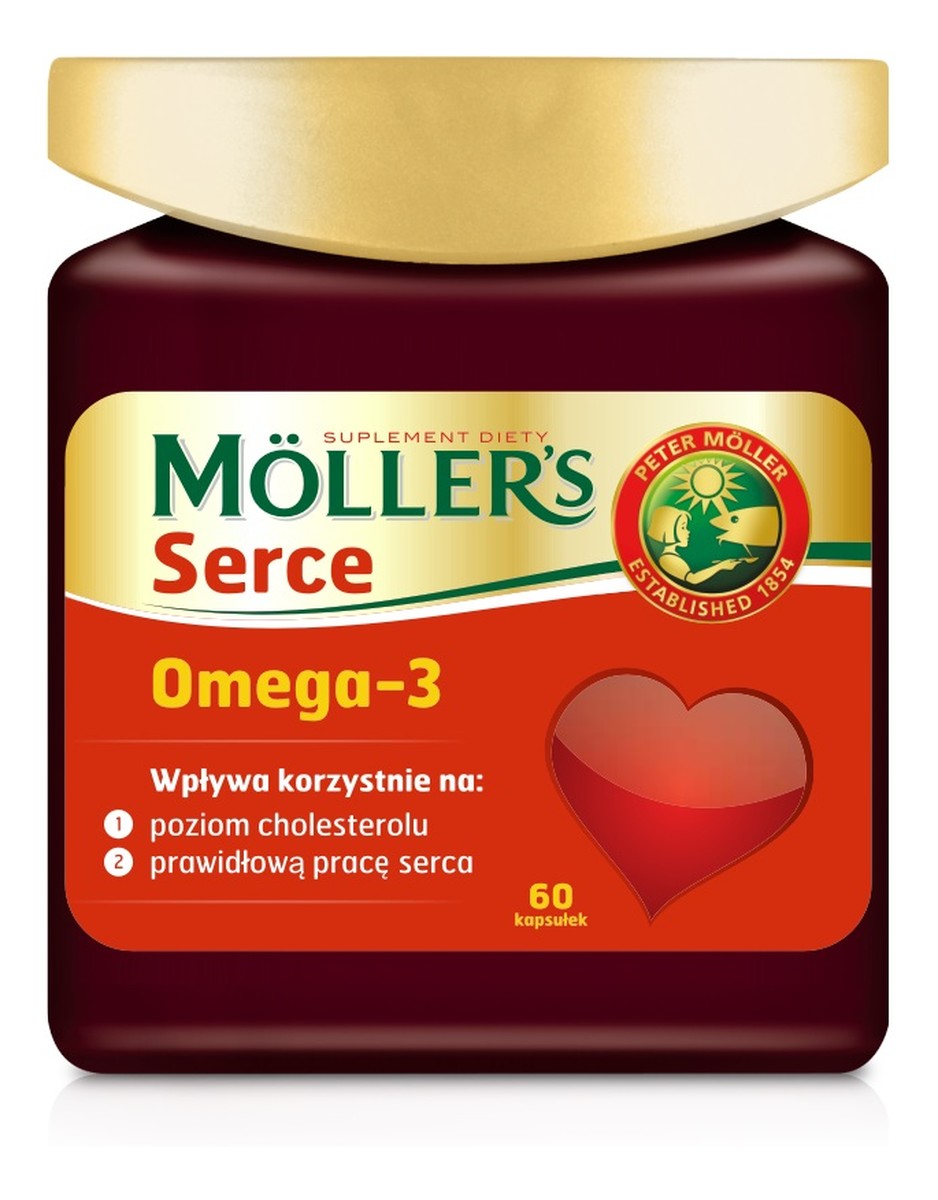 Serce omega-3 suplement diety 60 kapsułek