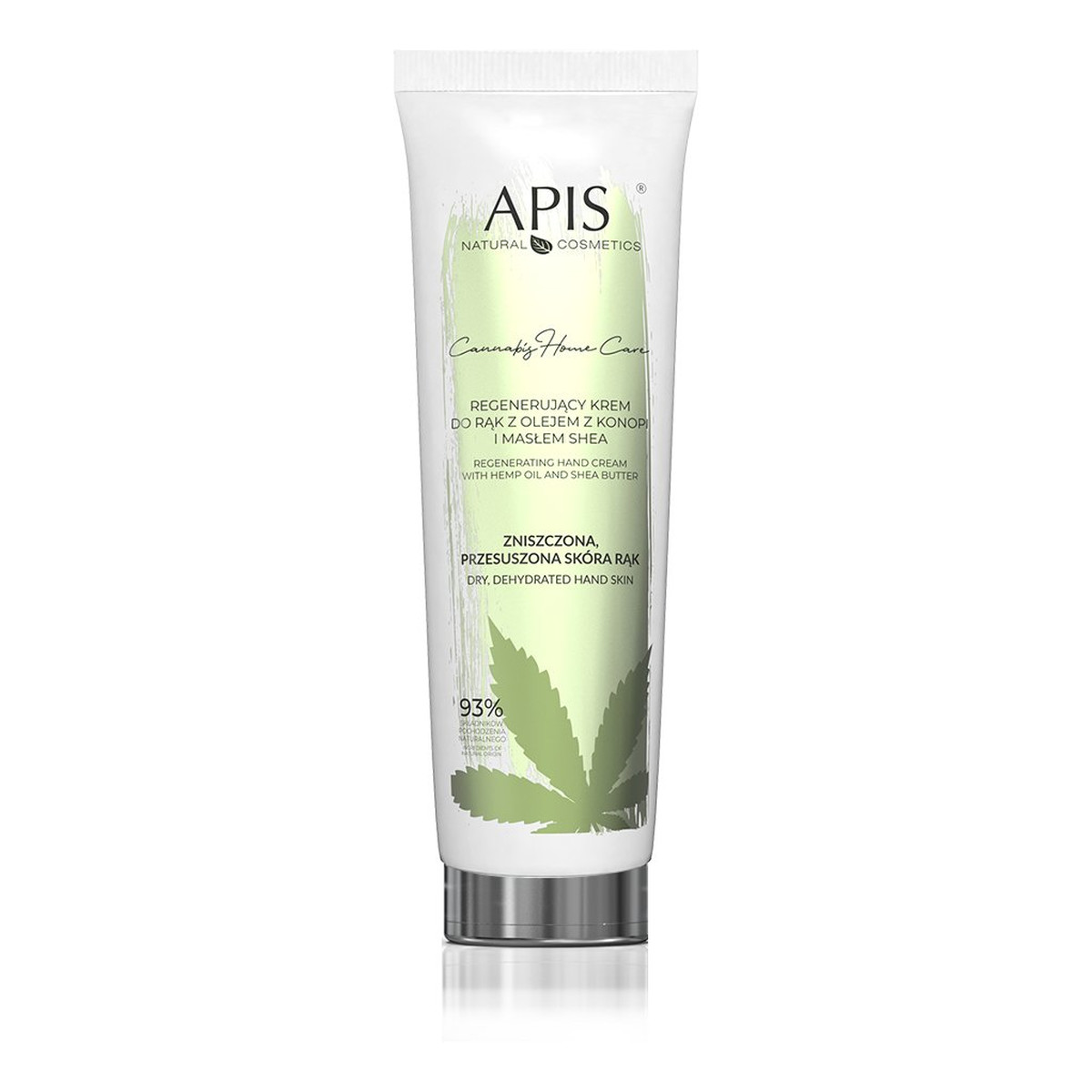 Apis Cannabis Home Care Krem do rąk regenerujący z olejem z konopi i masłem shea 100ml