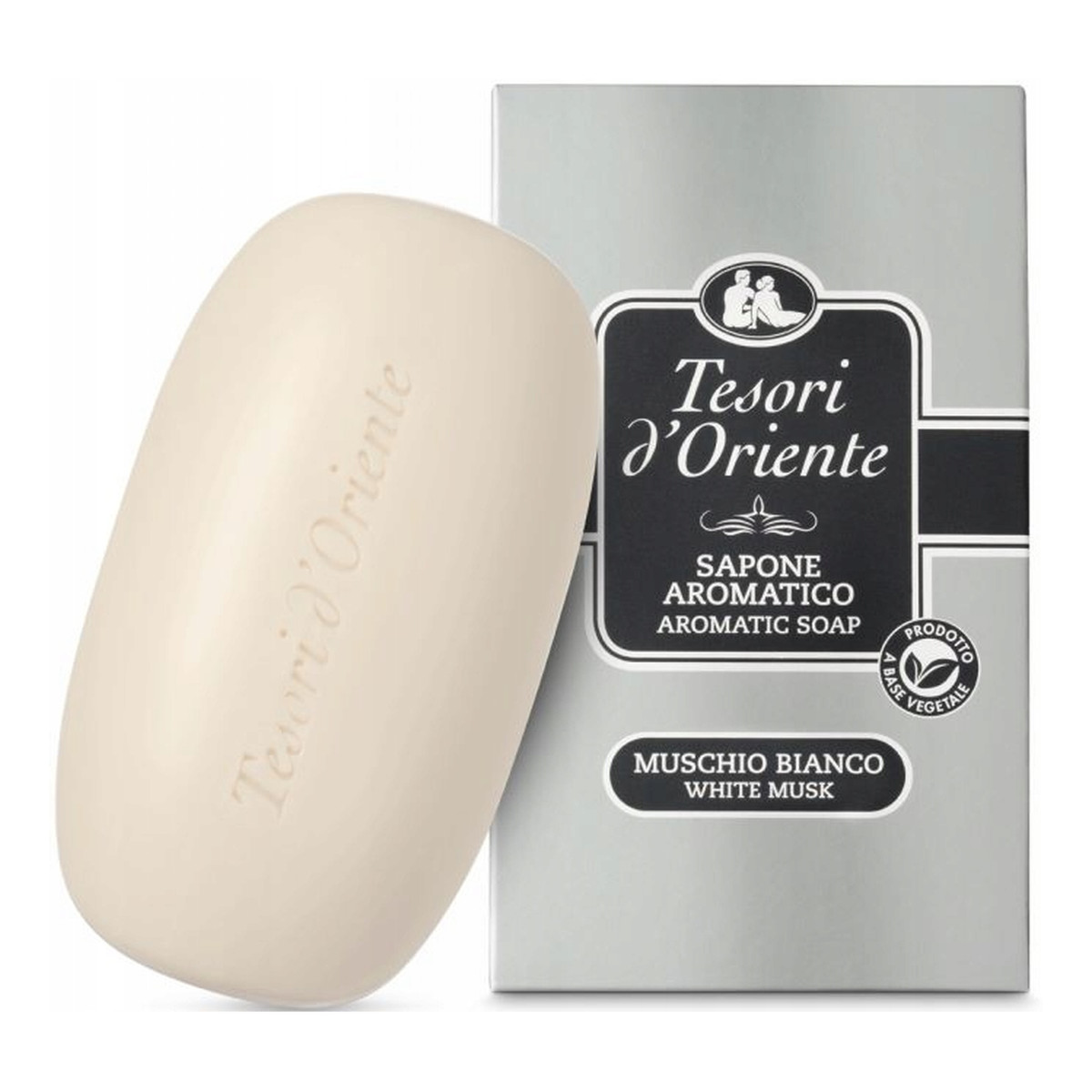 Tesori d'Oriente White Musk Mydło w kostce Muschio Bianco Białe Piżmo 125g