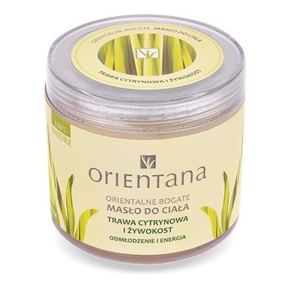 Orientana Masło do ciała trawa cytrynowa i żywokost 100g