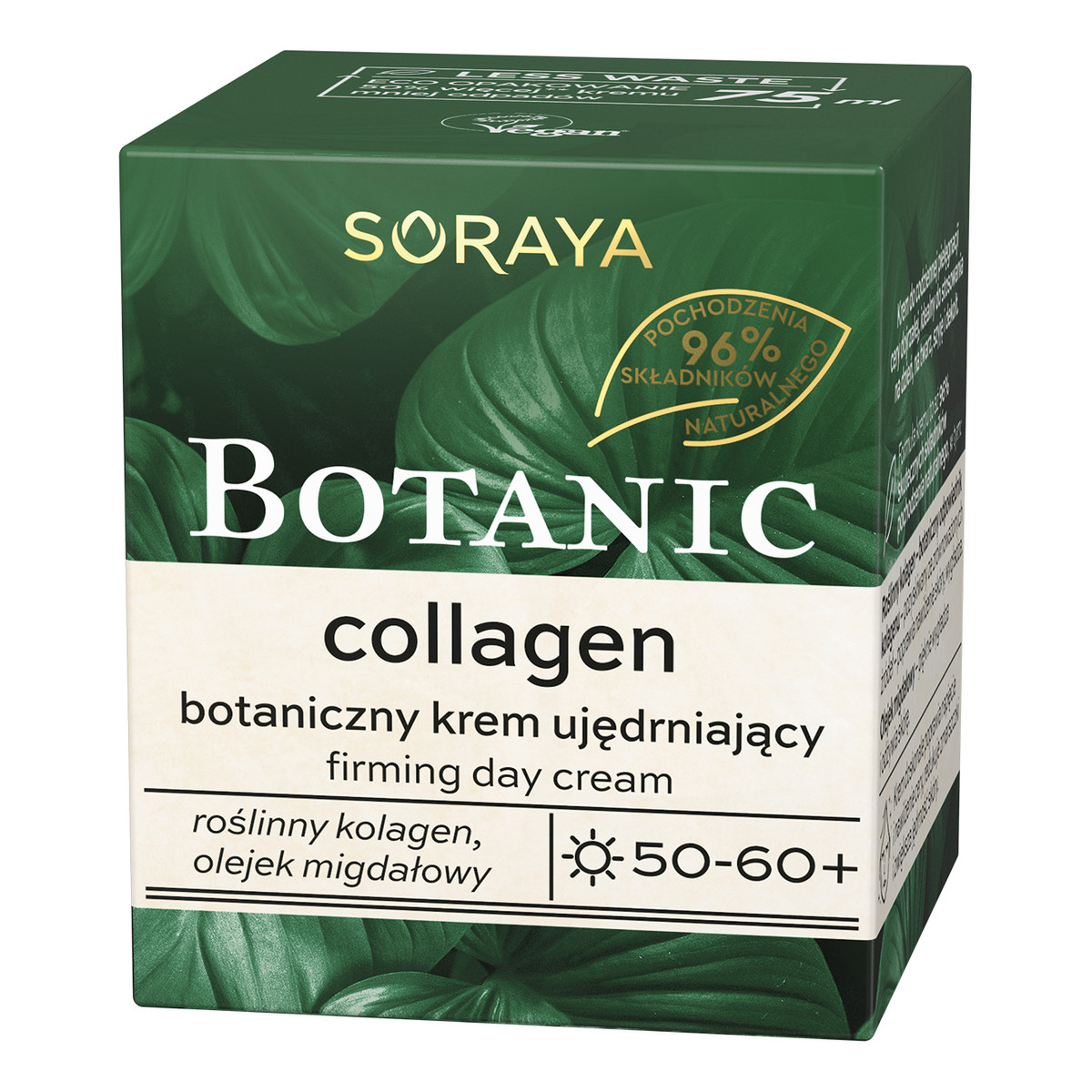 Soraya Botanic Collagen Botaniczny Krem ujędrniający 50-60+ na dzień 75ml