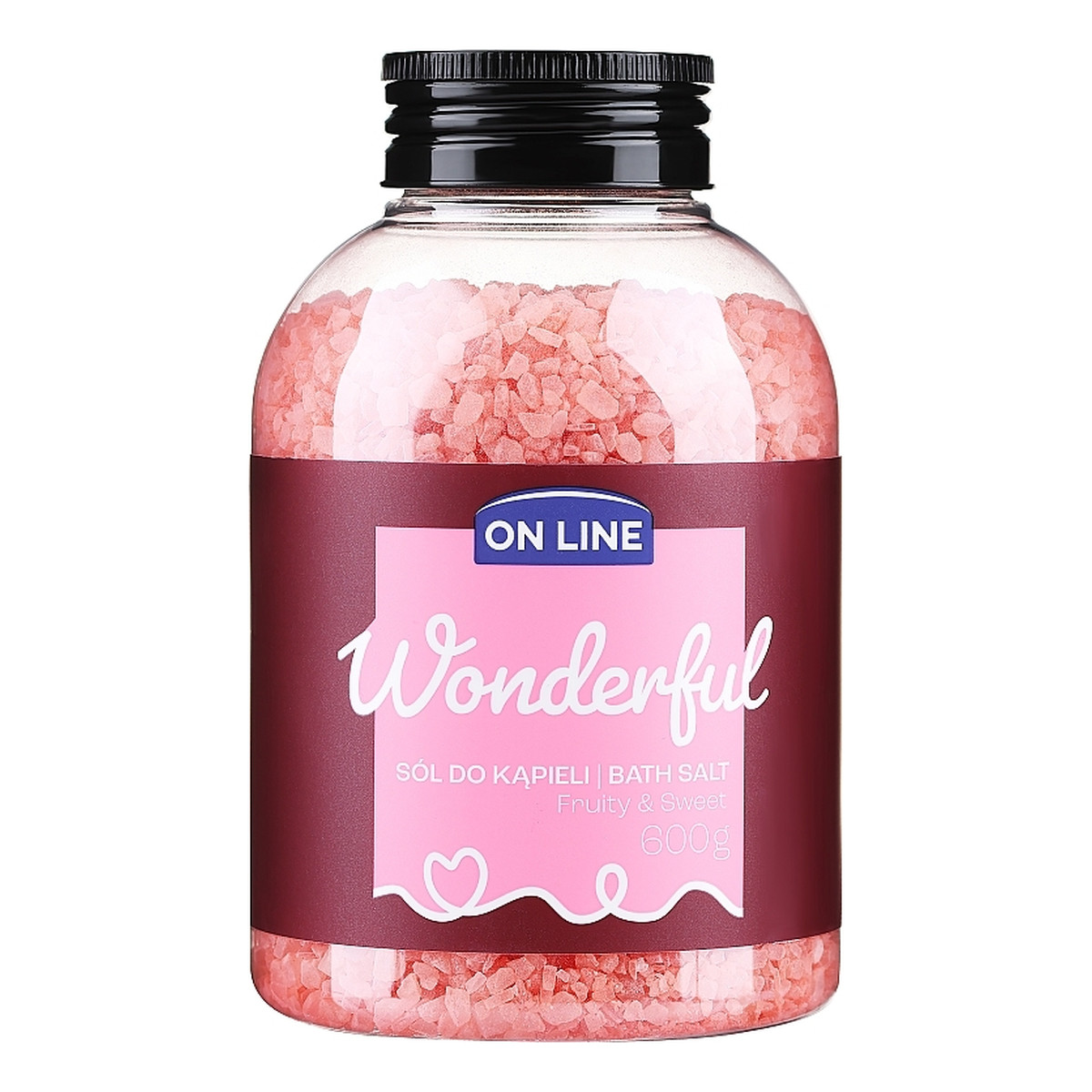 On Line Sól do kąpieli FRUITY & SWEET 600g