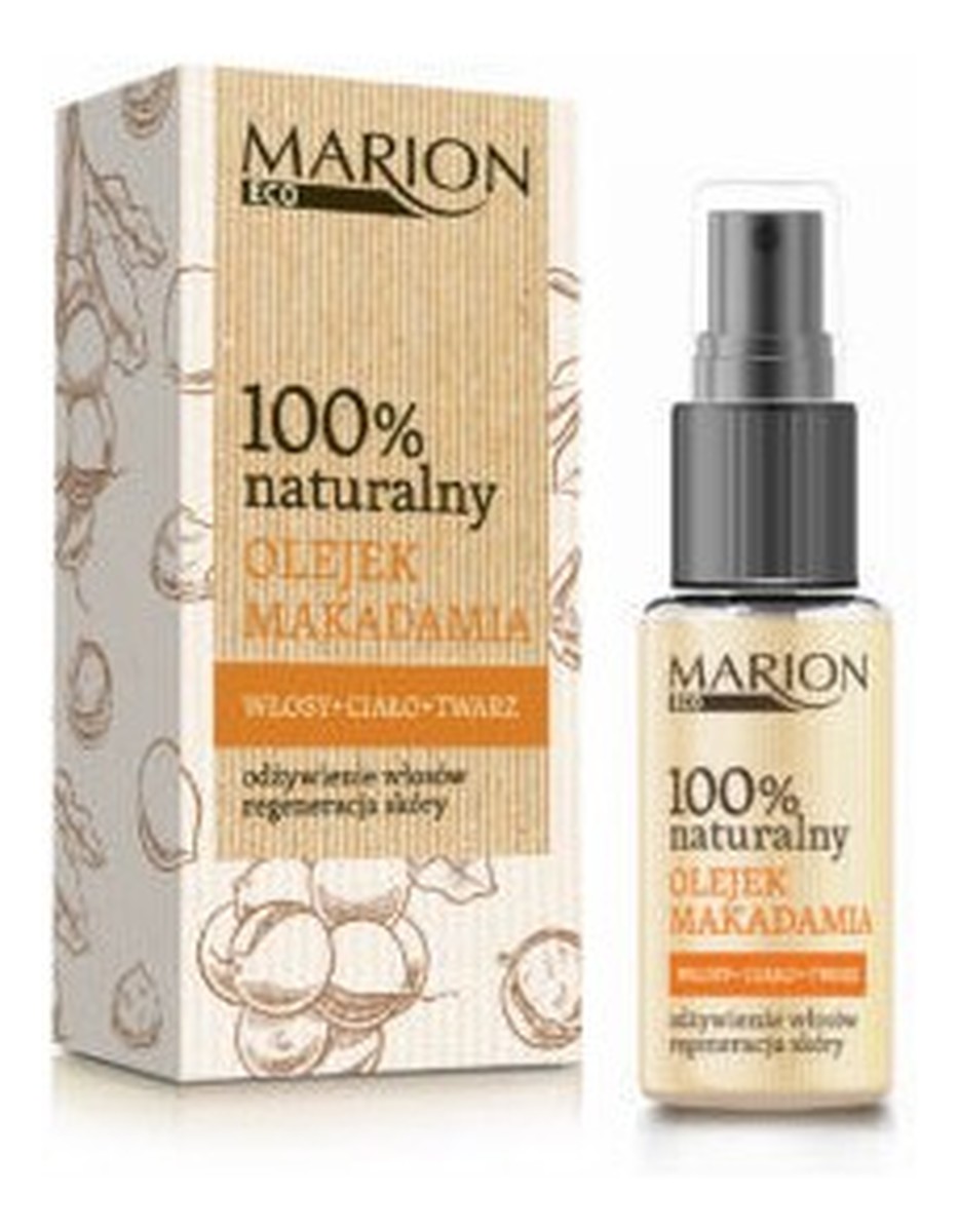 100% naturalny olejek z ORZECHÓW MAKADAMIA