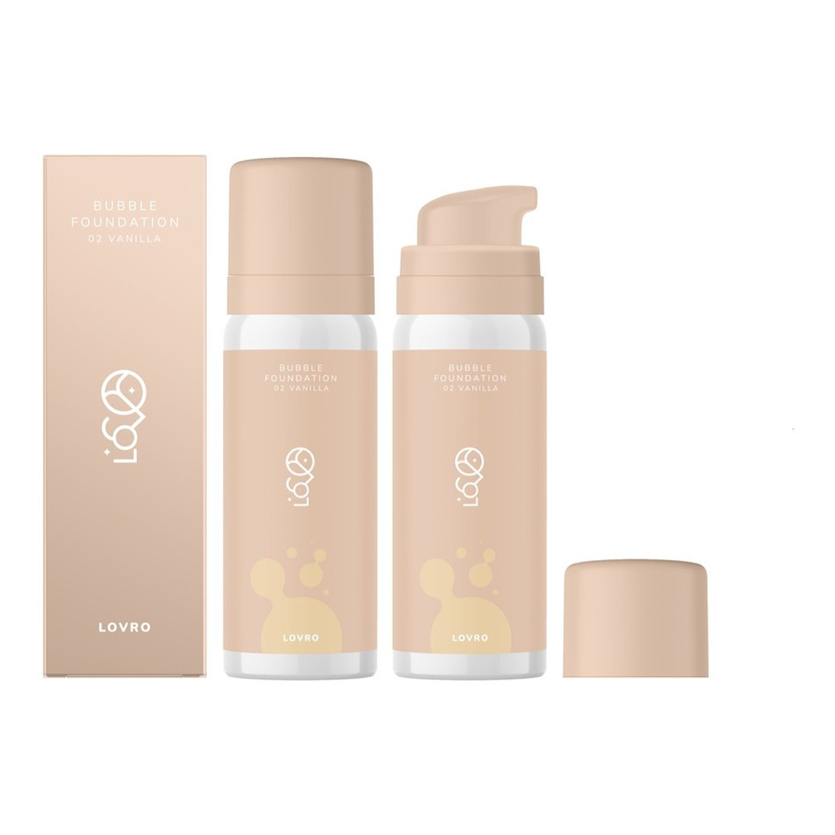 Lovro Bubble Foundation podkład o napowietrzonej rozświetlającej formule 50ml