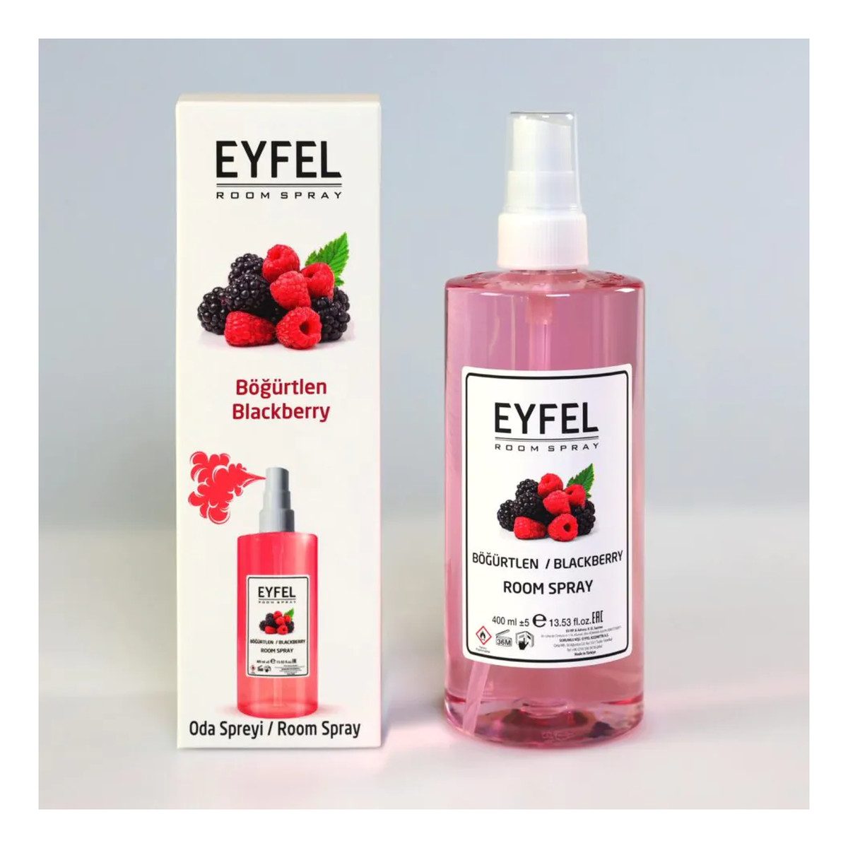 Eyfel Odświeżacz powietrza w sprayu Blackberry 400ml