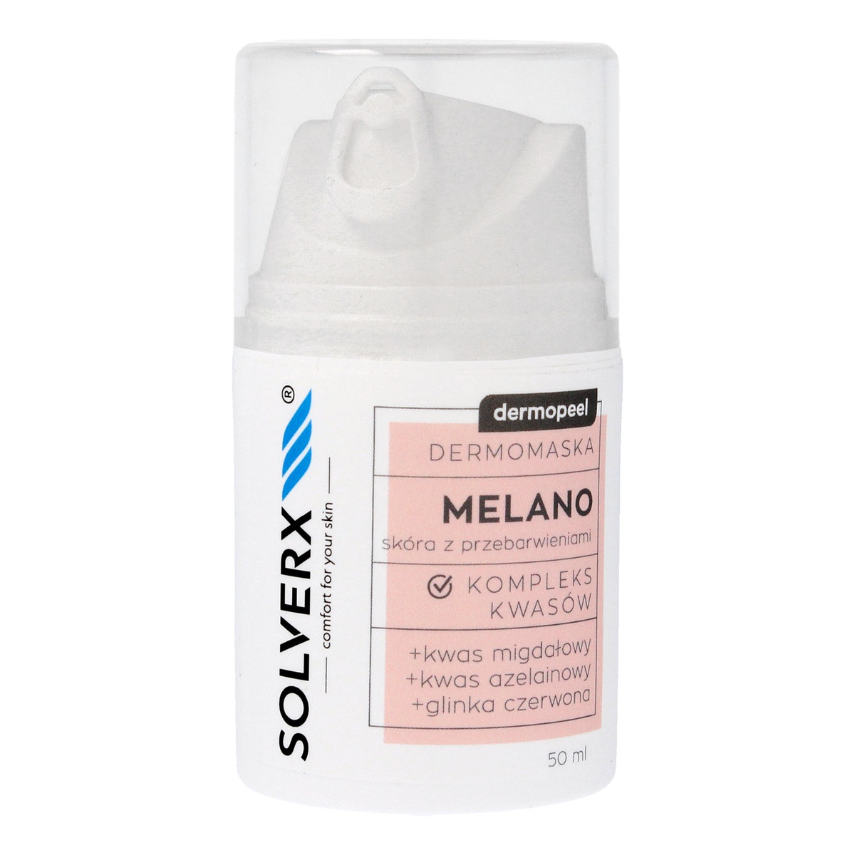 Solverx Dermopeel Dermomaska Melano z kompleksem kwasów - do skóry z przebarwieniami 50ml