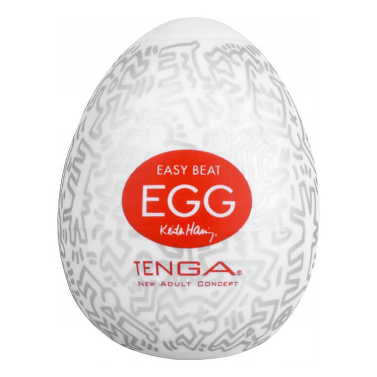 Tenga Easy beat egg keith haring party jednorazowy masturbator w kształcie jajka