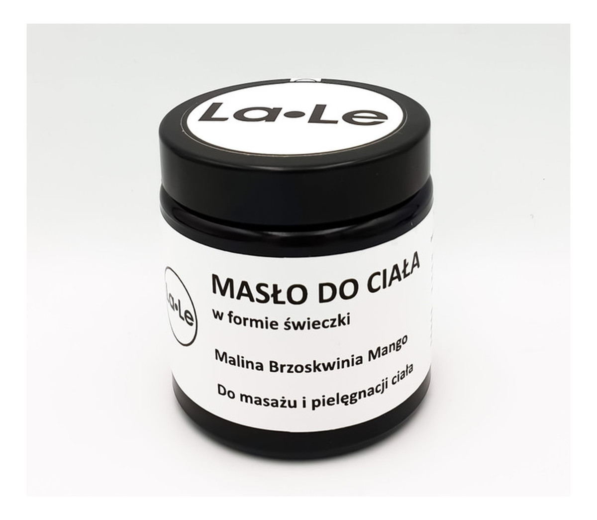 Masło do ciała w świeczce malina-brzoskwinia-mango