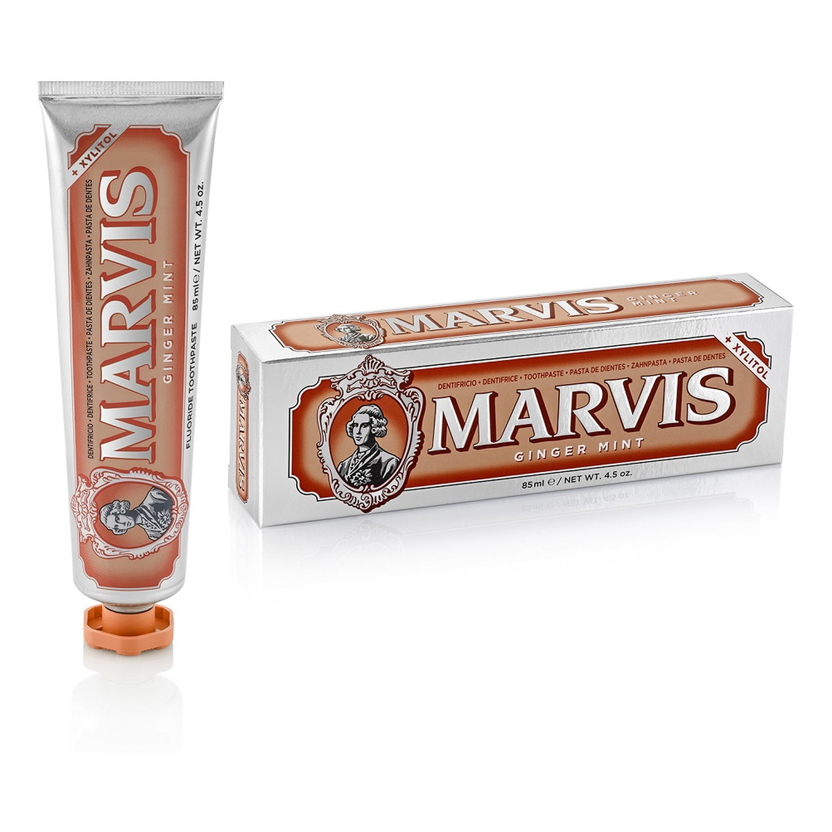 Marvis Fluoride toothpaste pasta do zębów z fluorem ginger mint 85ml