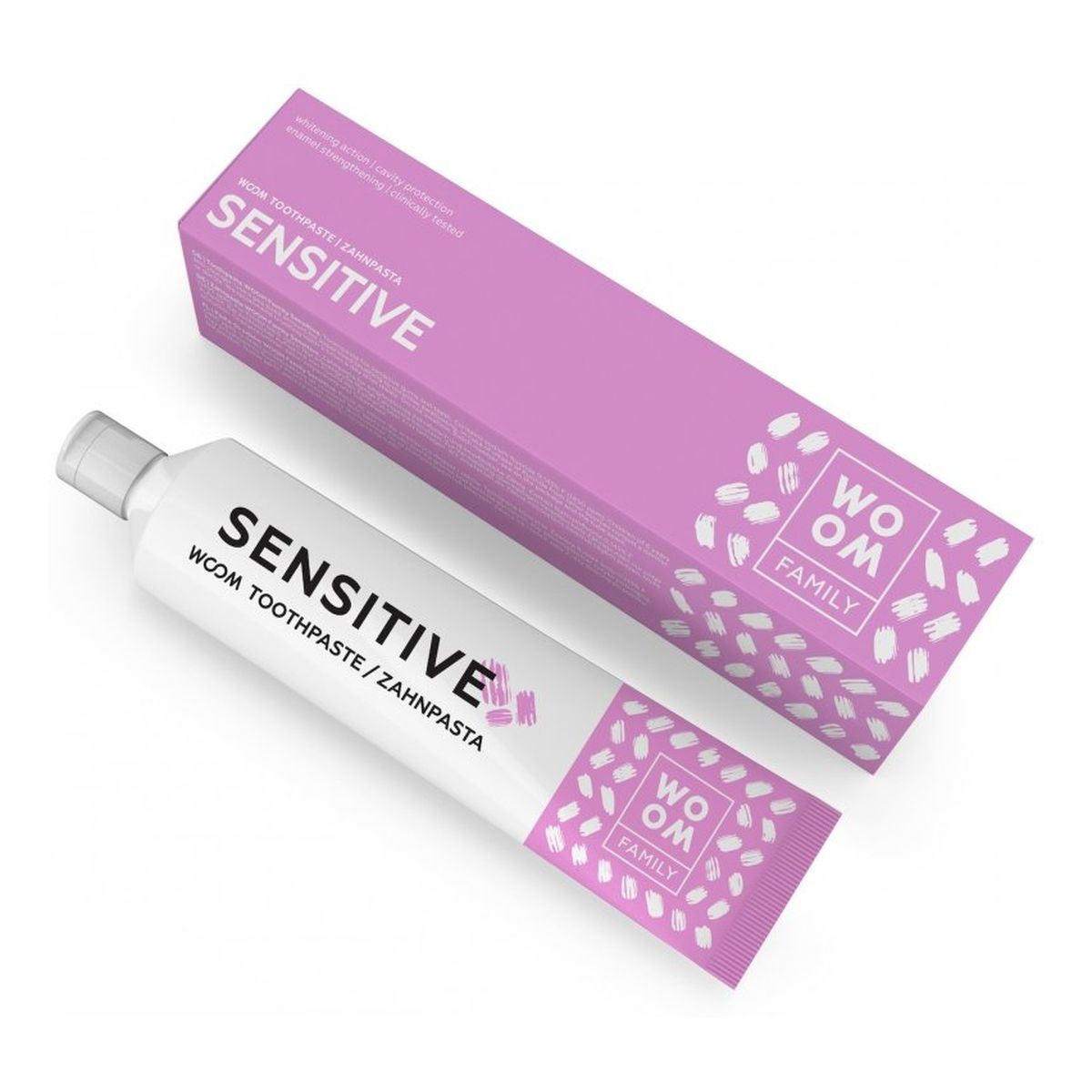 Woom Family sensitive pasta łagodząca wrażliwość zębów i dziąseł dla całej rodziny 75ml