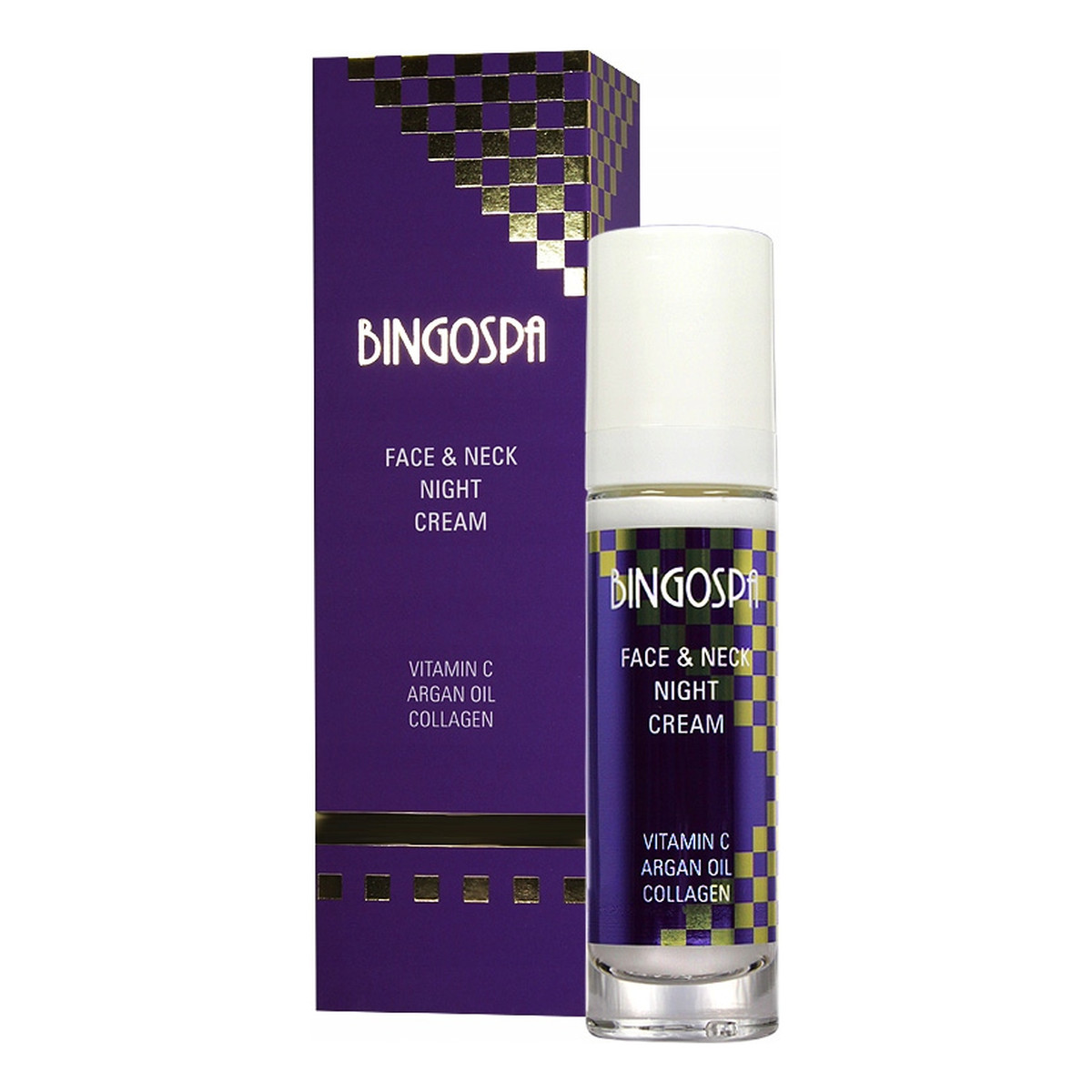 BINGOSPA Krem do twarzy i szyi na noc 50g