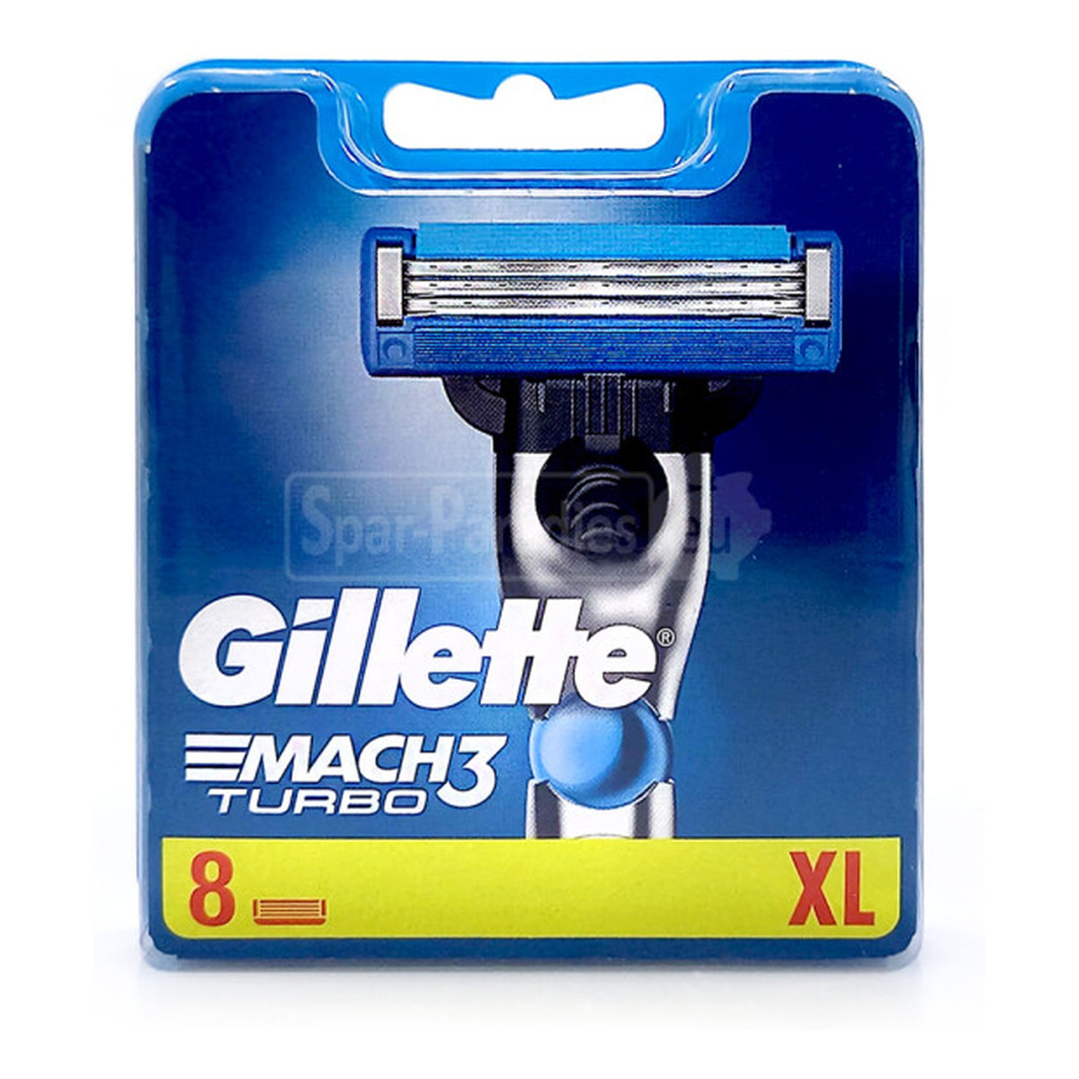 Gillette Mach 3 Turbo Ostrza Nożyki Wkłady do maszynki 8szt.