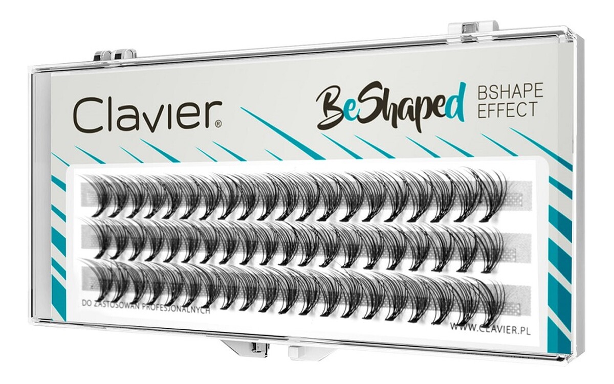 Beshaped jedwabne kępki rzęs skręt b 10d mix 9-10-11mm