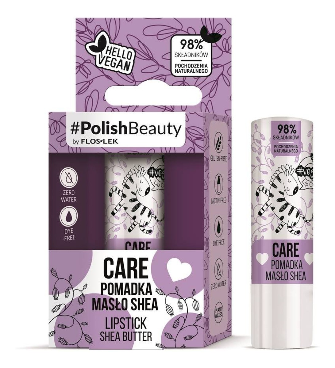Lip Care Vege Pomadka ochronna do ust z Masłem Shea - Care