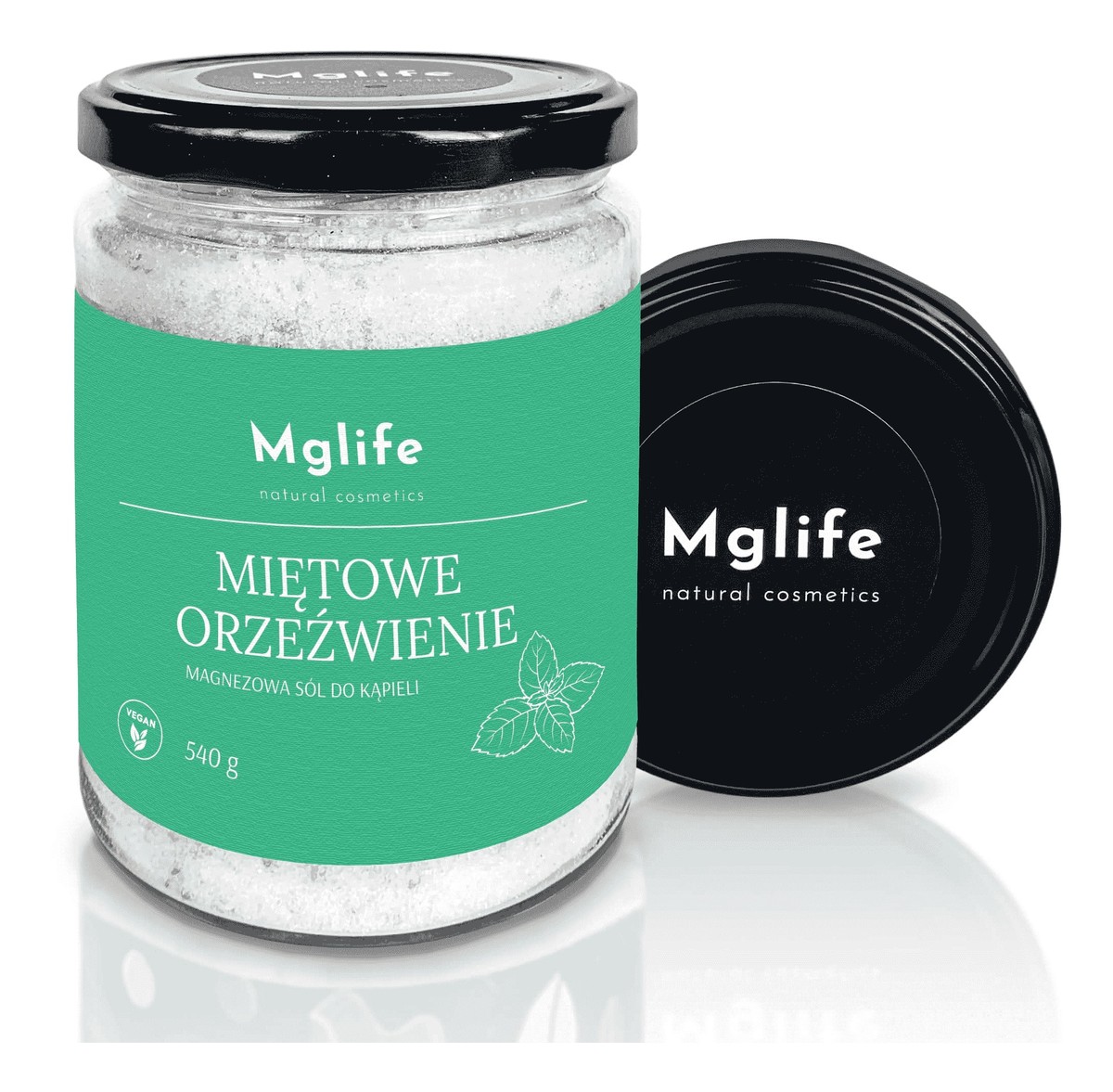 Magnezowa sól do kąpieli Miętowe orzeźwienie