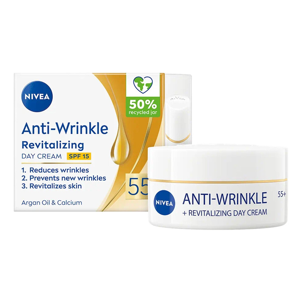 Nivea Krem na dzień przeciwzmarszczkowy 50+ 50ml