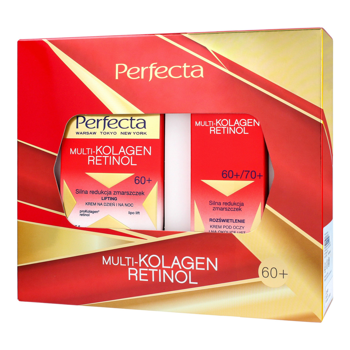 Perfecta Perfecta Zestaw Prezentowy Multikolagen Retinol Krem do twarzy + Krem pod oczy