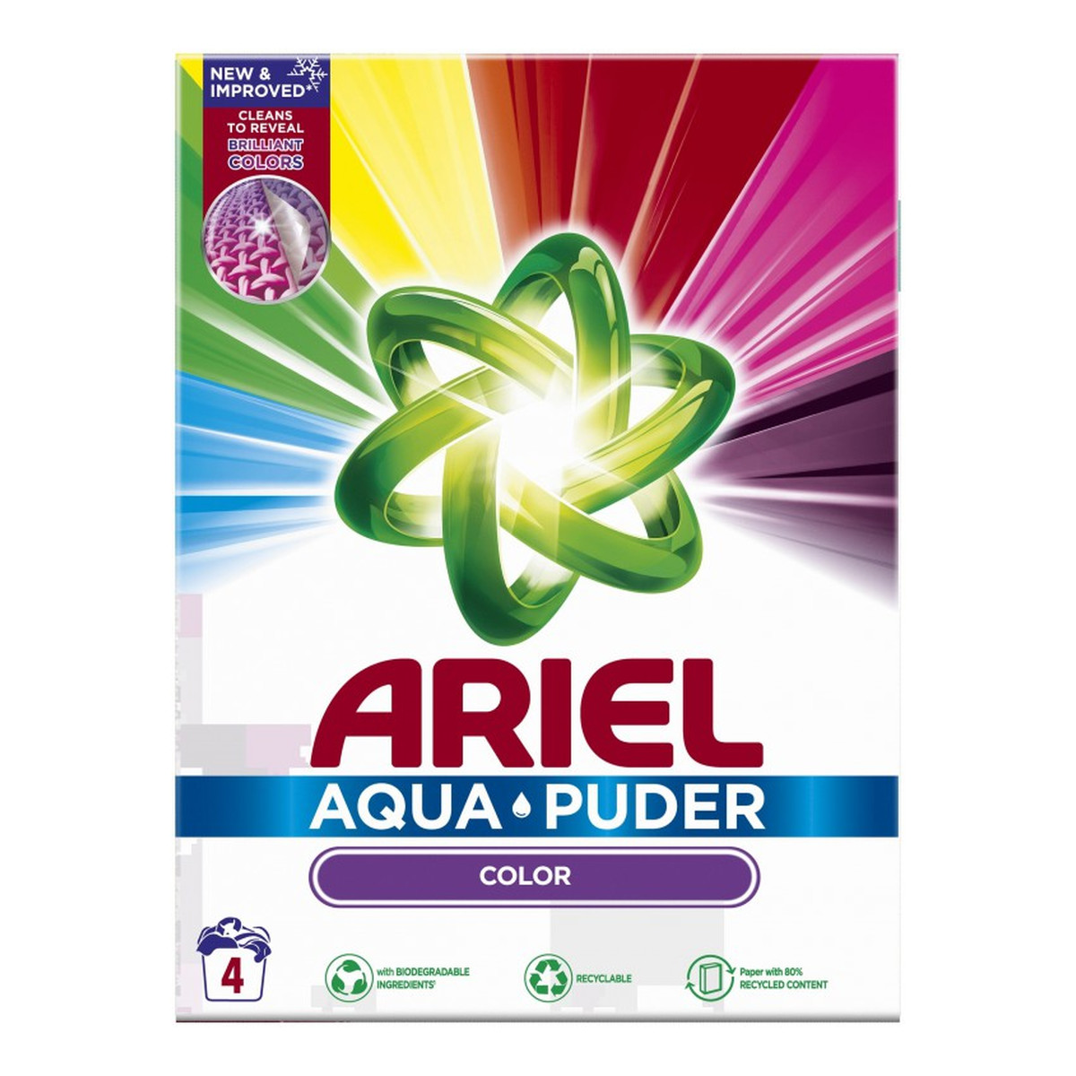 Ariel Color Proszek Do Prania Tkanin Kolorowych 4 prania 260g