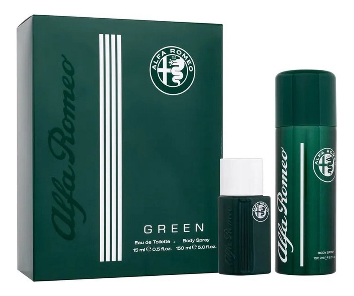 zestaw woda toaletowa spray 15ml + perfumowany spray do ciała 150ml