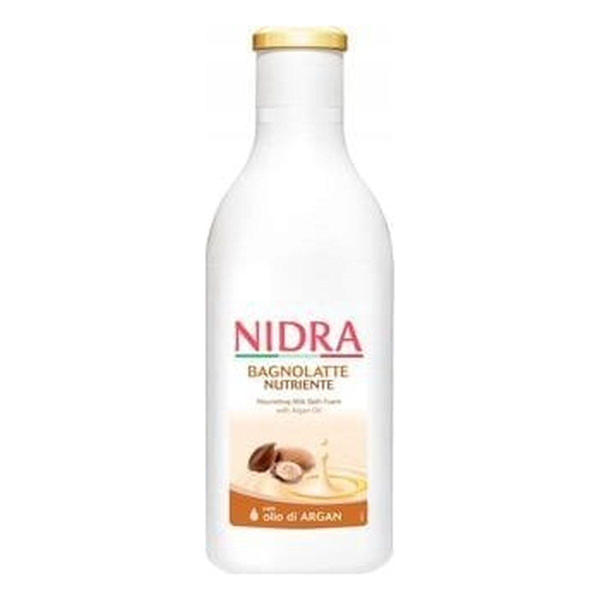 Nidra Bagnolatte Nutriente con Olio di Argan - 750ml