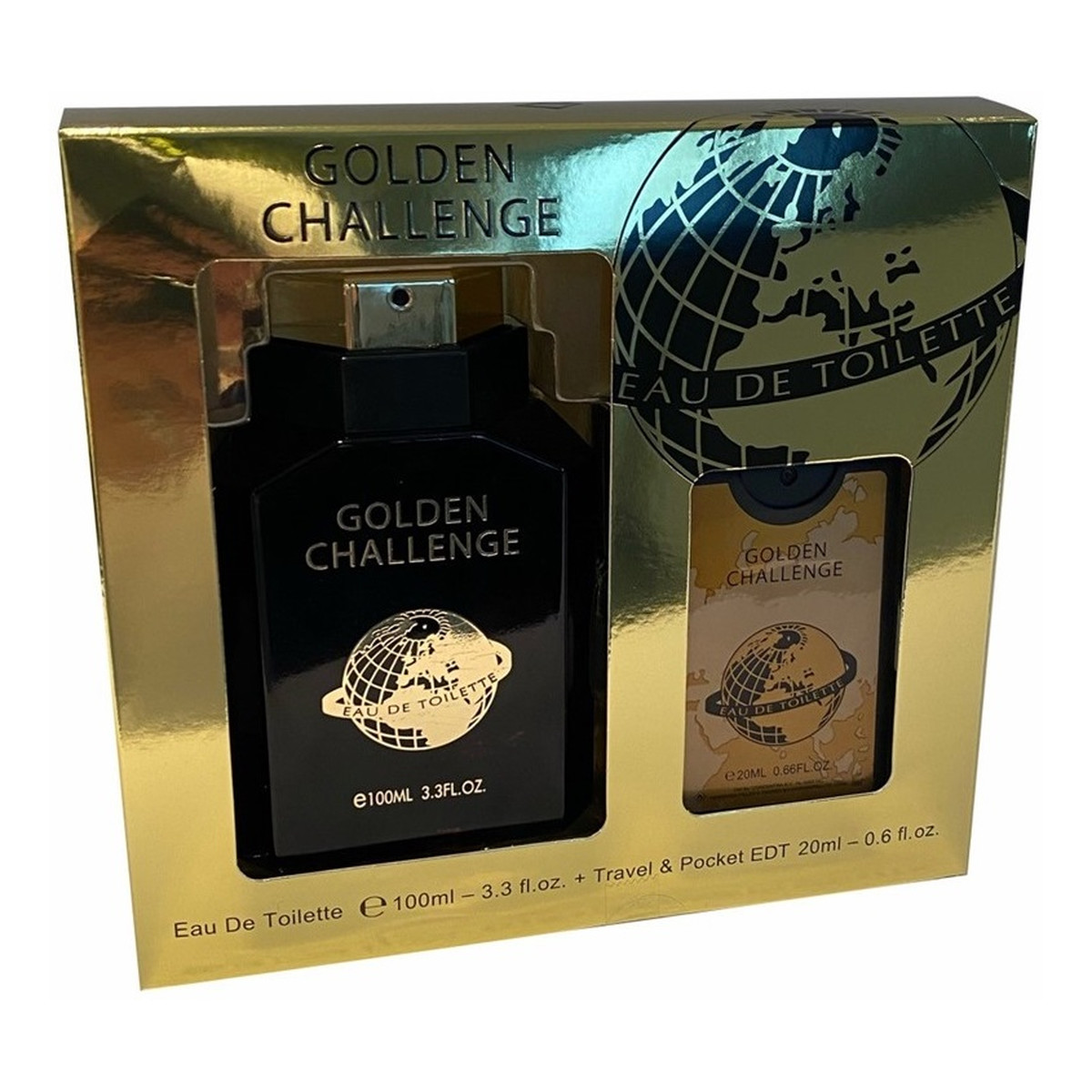 Omerta Golden Challenge Zestaw woda toaletowa spray 100ml + woda toaletowa spray 20ml