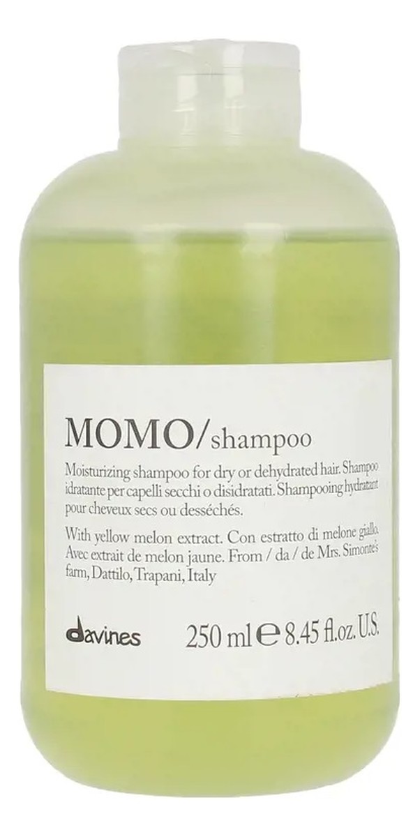Essential haircare momo shampoo nawilżający szampon do włosów suchych i odwodnionych