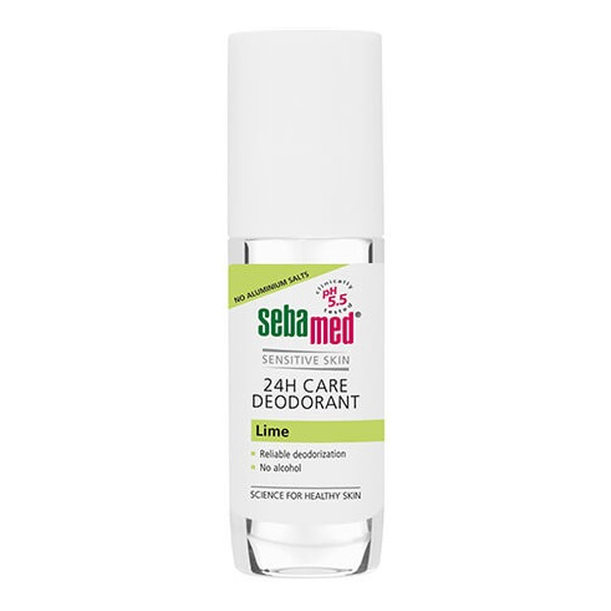 Sebamed Care Deodorant Roll-On Dezodorant dla skóry bardzo wrażliwej Limonka 50ml