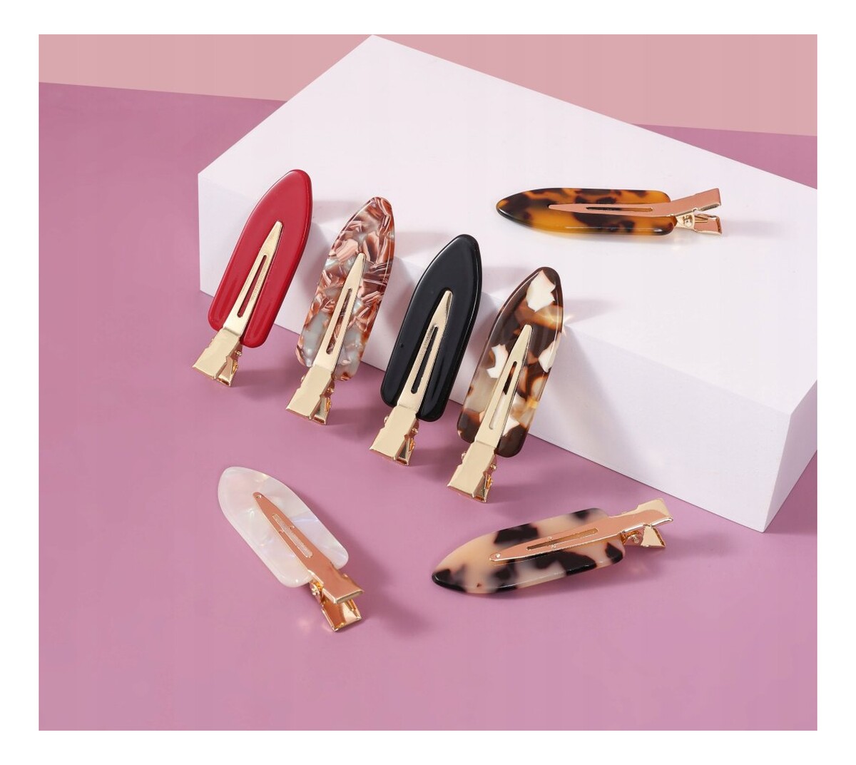 Klipsy do włosów Black 2szt