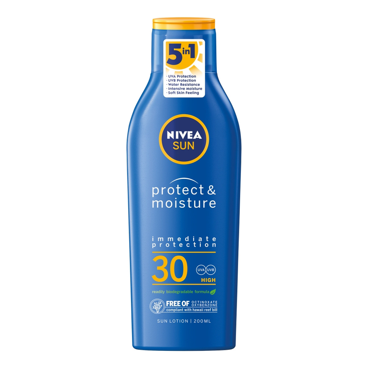 Nivea Sun Protect & Moisture Nawilżający balsam do opalania SPF 30 200ml