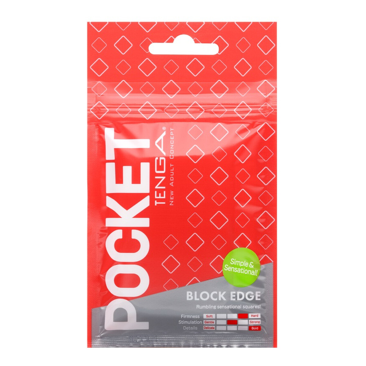 Tenga Pocket block edge jednorazowy masturbator 003