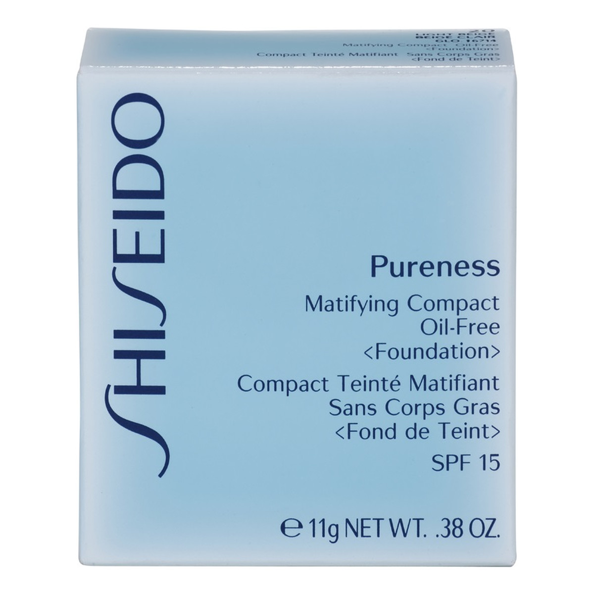 Shiseido Pureness SPF15 Puder matujący w kompakcie 11g
