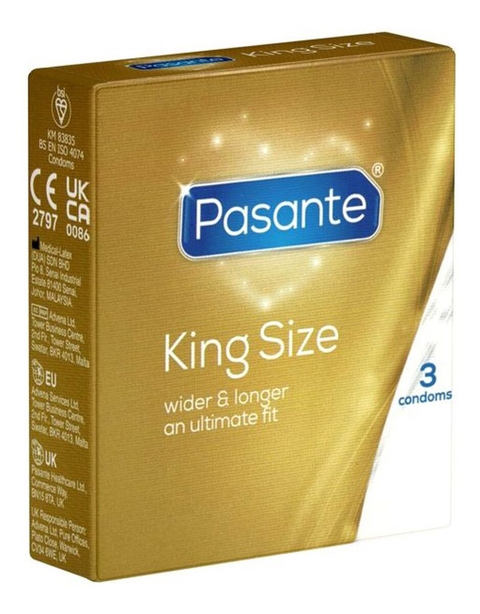 King size prezerwatywy dłuższe i szersze 3szt