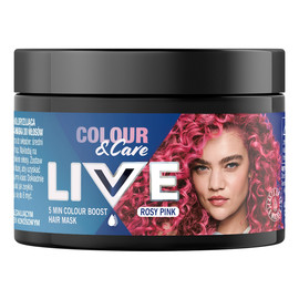 Live colour&care 5 minutowa koloryzująca i pielęgnująca maska do włosów rosy pink