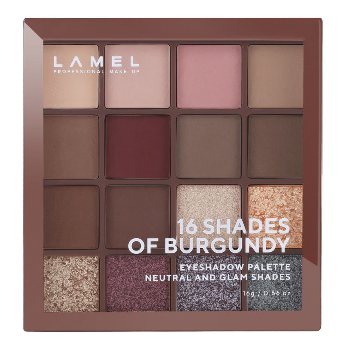 Lamel Paleta cieni Shades of Burgundy No. 16-4 16g