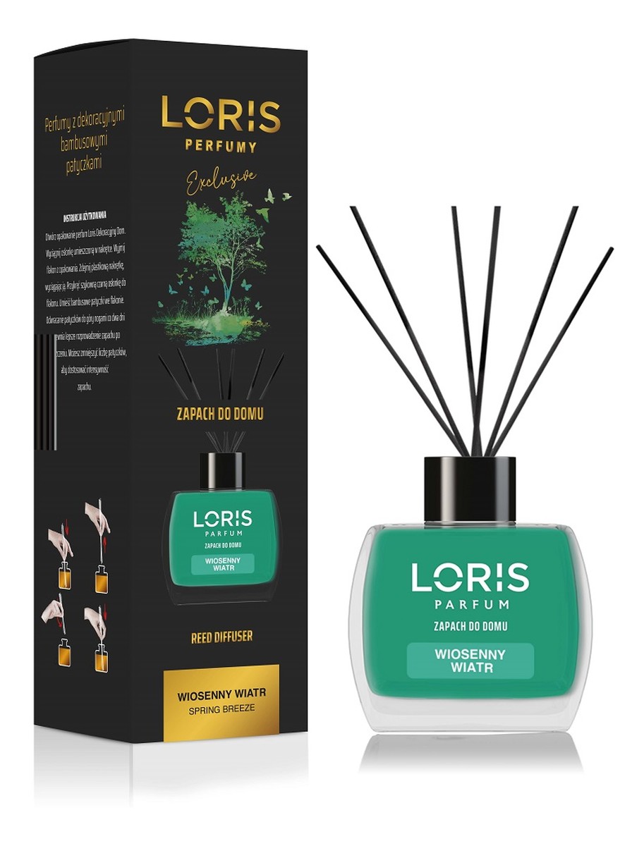 Reed diffuser dyfuzor zapachowy z patyczkami wiosenny wiatr