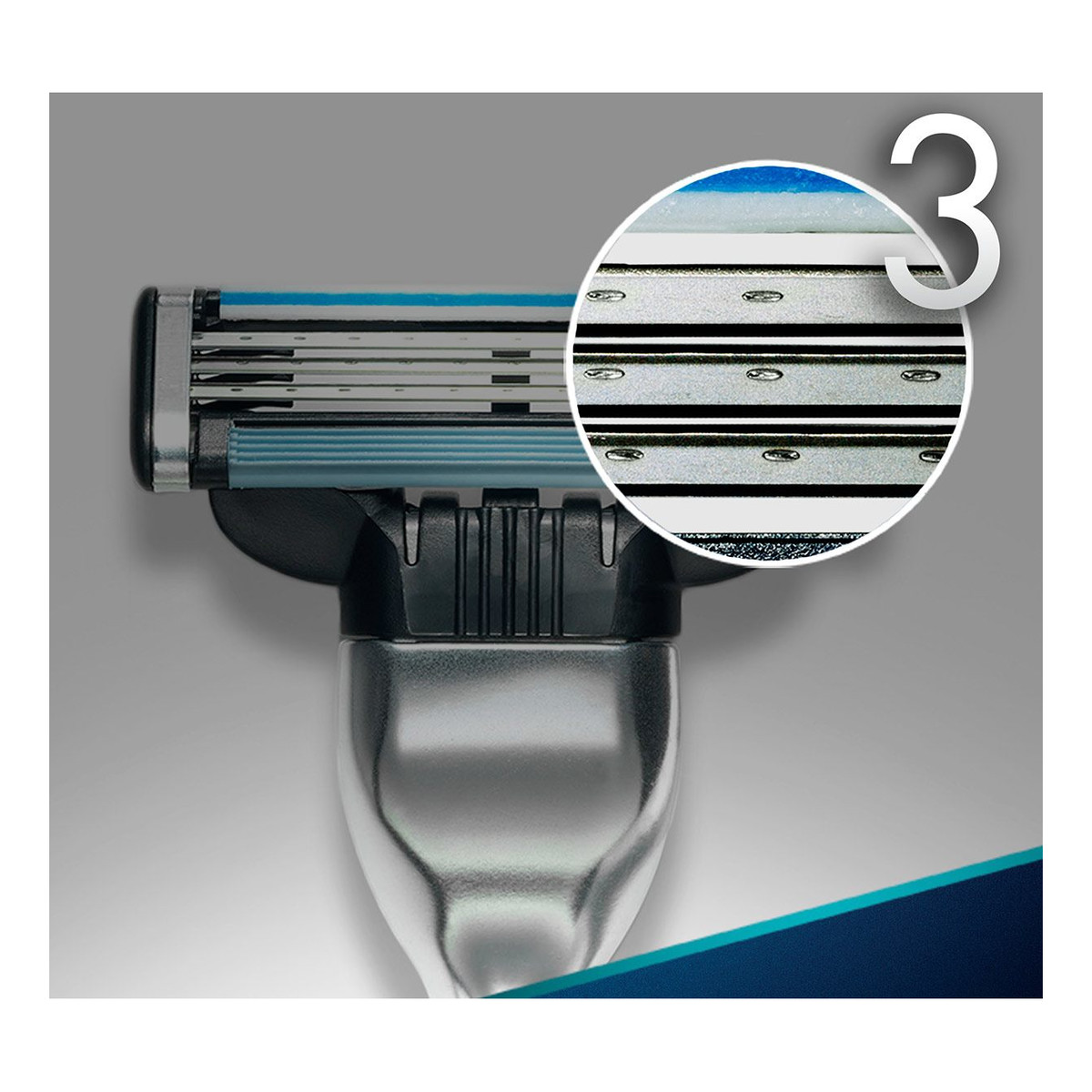 Gillette Mach 3 Wkłady do maszynki Wymienne ostrza 10 sztuk