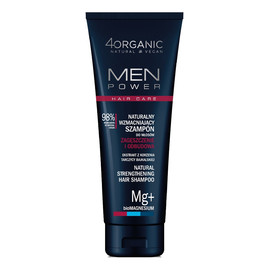 Men power naturalny wzmacniający szampon do włosów zagęszczenie i odbudowa