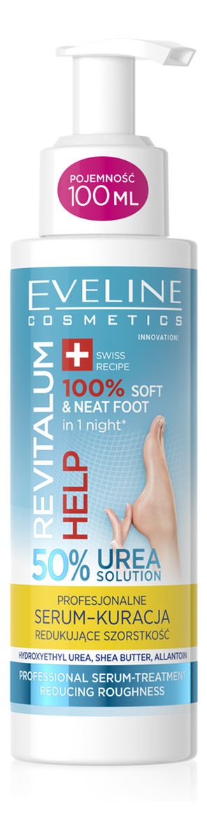 Profesjonalne Serum-Kuracja Redukujące Szorstkość 50% Mocznik